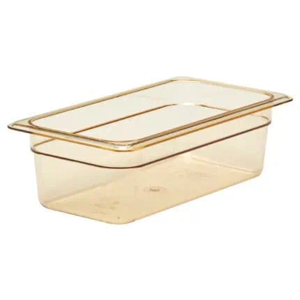 Cambro Hot Food Pan 1/3 4″ Deep, Light Amber