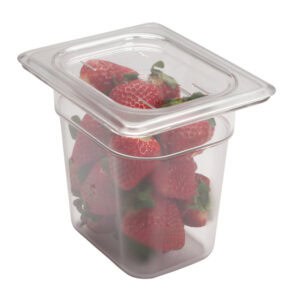 Cambro Camwear Food Pan 1/8 6″ Deep, Clear
