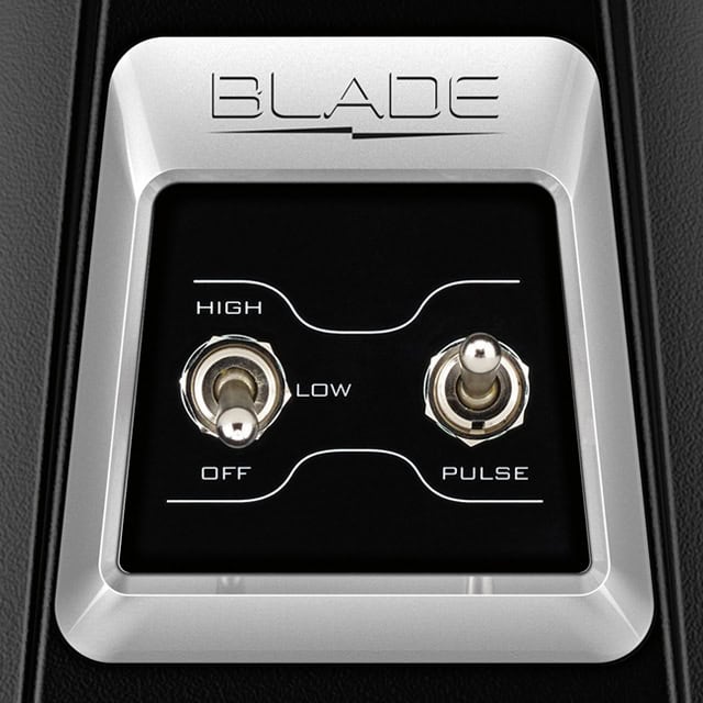 1017133_2.jpg Blade dental tool control panel with multiple speed and pulse settings for enhanced dental hygiene procedures.