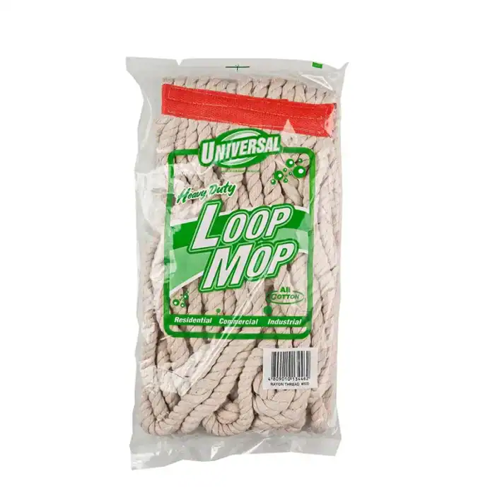 Heavy duty cotton loop mop for commercial, industrial, and residential cleaning by Beyond Hygiene Asia.
