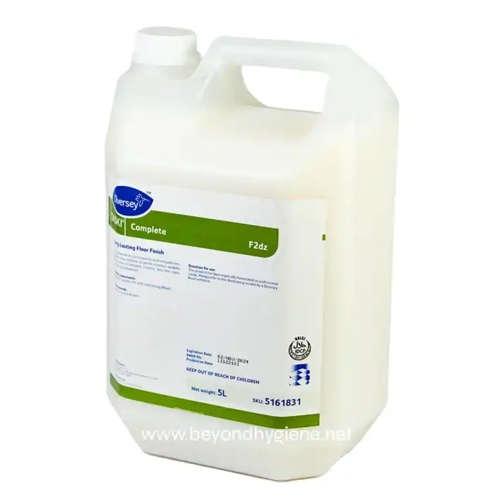 X4-dz 5L disinfectant cleaning chemical for professional hygiene and sanitation, suitable for flooring and surfaces, from Beyond Hygiene Asia.