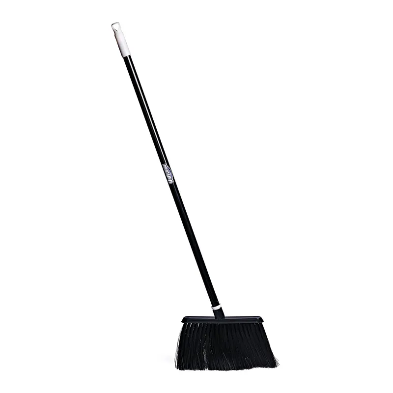 PLASTIC BROOM WITH STEEL HANDLE Sweep with sturdy brush and long handle, perfect for cleaning floors in commercial and industrial spaces. Durable, efficient, and easy to use for maintaining hygiene and cleanliness.
