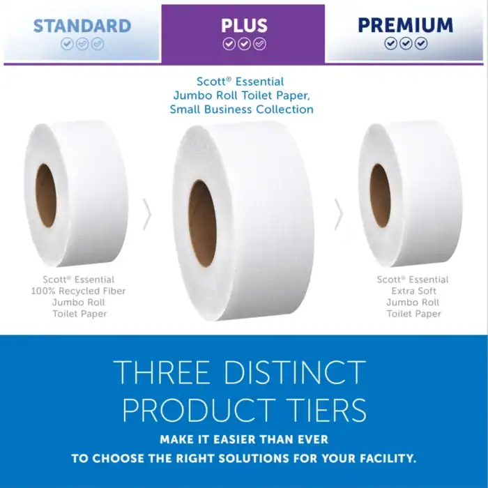100% recycled fiber jumbo toilet paper rolls by Beyond Hygiene Asia, ideal for small businesses seeking sustainable hygiene solutions.