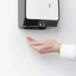 Hand sanitizer dispenser, touchless hand sanitizer station, hygiene and sanitization solution, automatic sanitizer dispenser, beyond hygiene asia cleaning equipment.