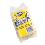Universal heavy duty scrub sponge for residential, commercial, and industrial cleaning; durable cleaning tool for tough grime and grease removal.