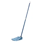 Microfiber mop with extendable handle for commercial cleaning and hygiene solutions.