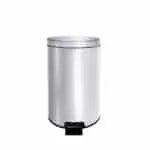 Stainless steel pedal waste bin for hygienic trash disposal, ideal for commercial and public spaces. Durable design from Beyond Hygiene Asia ensures cleanliness and ease of use.