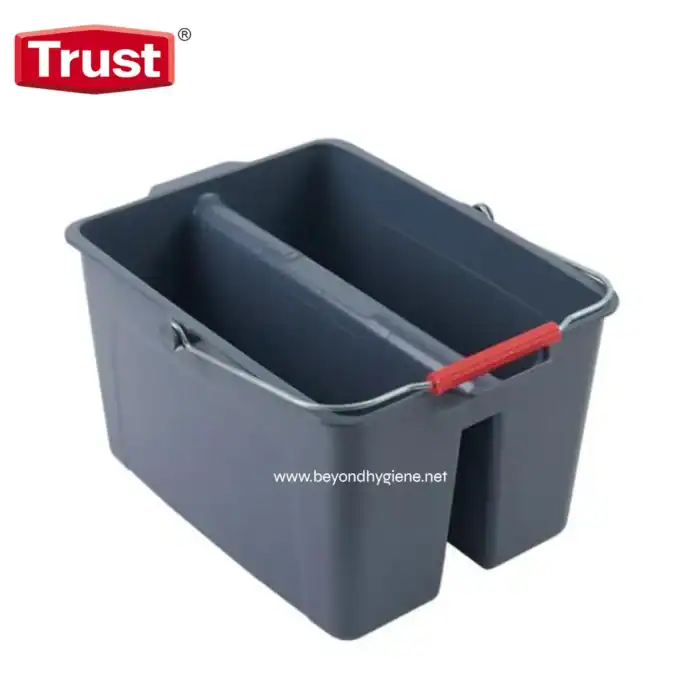 Cleaning mop bucket with wringer for commercial cleaning, hygiene, and sanitation solutions from Beyond Hygiene Asia.