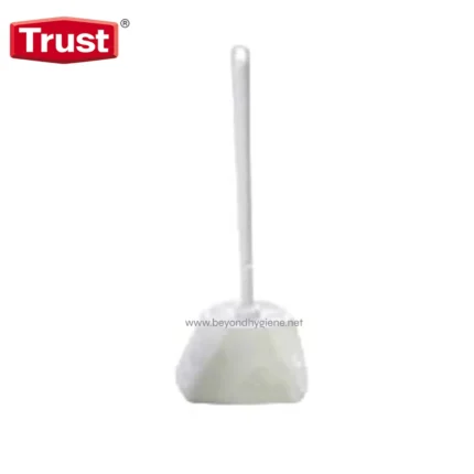 Toilet brush cleaning tool for hygiene maintenance, useful in commercial and residential restrooms, ensuring cleanliness and sanitation, available from Beyond Hygiene Asia.