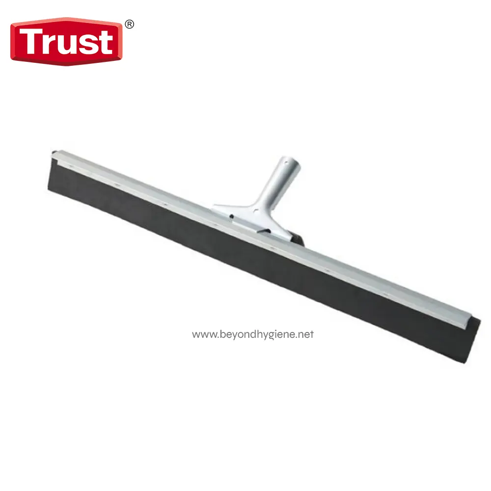 6816 Trust hygiene floor squeegee for commercial cleaning and sanitation operations in Asia, durable plastic handle, wide rubber blade for efficient floor cleaning, trusted by professional cleaning services.