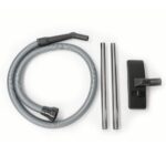 Vacuum cleaner hose and accessories for commercial hygiene cleaning equipment.