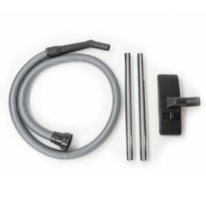 Vacuum cleaner hose and accessories for commercial hygiene cleaning equipment.