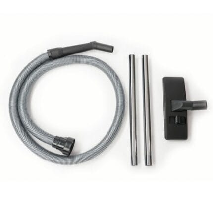 Vacuum cleaner hose and accessories for commercial hygiene cleaning equipment.