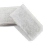 Microfiber cleaning sponge for hygiene and surface sanitation in commercial and residential settings.