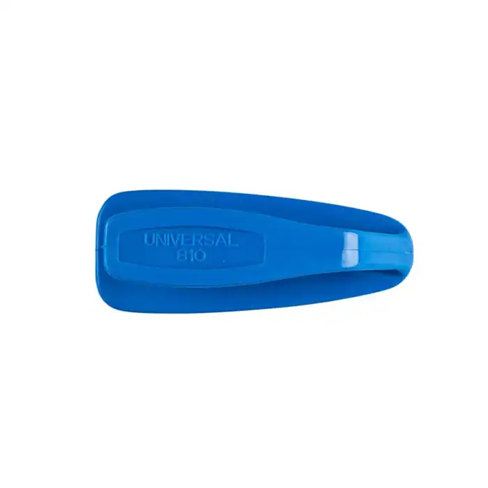 Universal 810 blue eraser for school and office use, durable and easy to erase pencil marks. Ideal for students, teachers, and professionals needing reliable erasing tools.