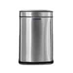 Max Bin stainless steel trash bin for commercial or industrial use, durable and hygienic waste disposal solution.