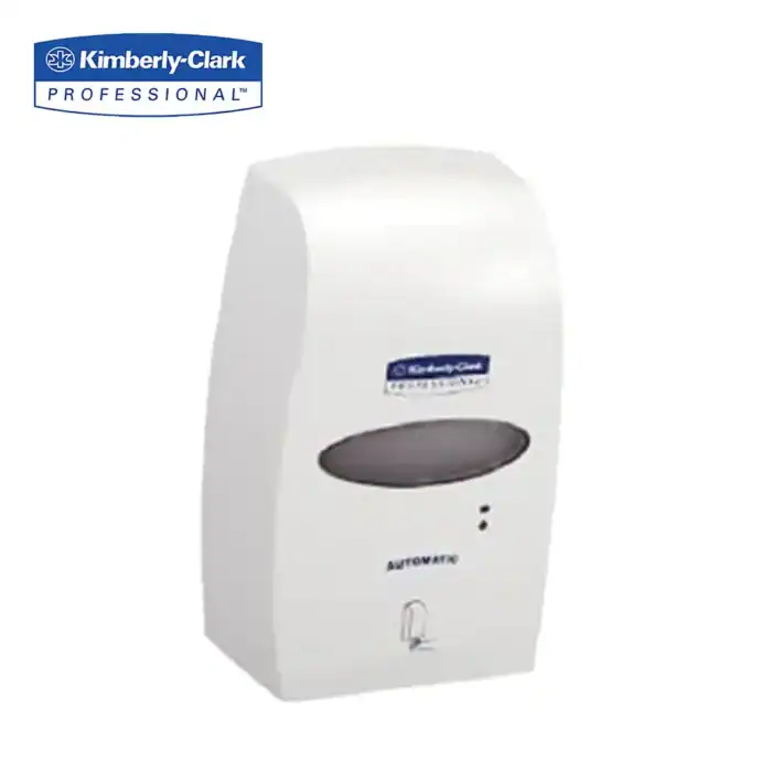 Kimberly-Clark professional automatic paper towel dispenser, hygiene and sanitation equipment for commercial restrooms.