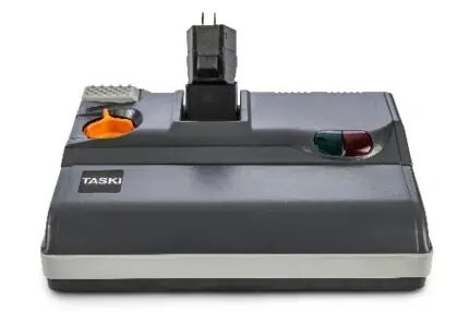 Electric stapler device used for office or industrial fastening tasks, featuring adjustable settings and a compact design.