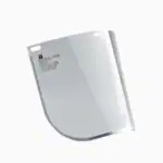 Blue Eagle face shield for industrial and healthcare protection, reusable PPE safety gear, cleanroom compliant.