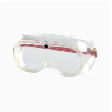 Antiseptic goggles with clear lenses for protective hygiene and infection control, ideal for medical and sanitization purposes in healthcare settings.