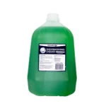Eco-friendly dishwashing liquid with Kalamansi scent in a large green bottle, ideal for commercial and industrial cleaning, promoting hygiene and sanitation.
