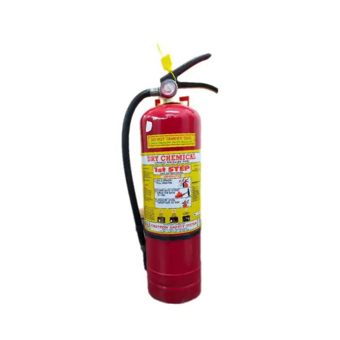 Fire extinguisher for fire safety and emergency preparedness in business and industrial environments.