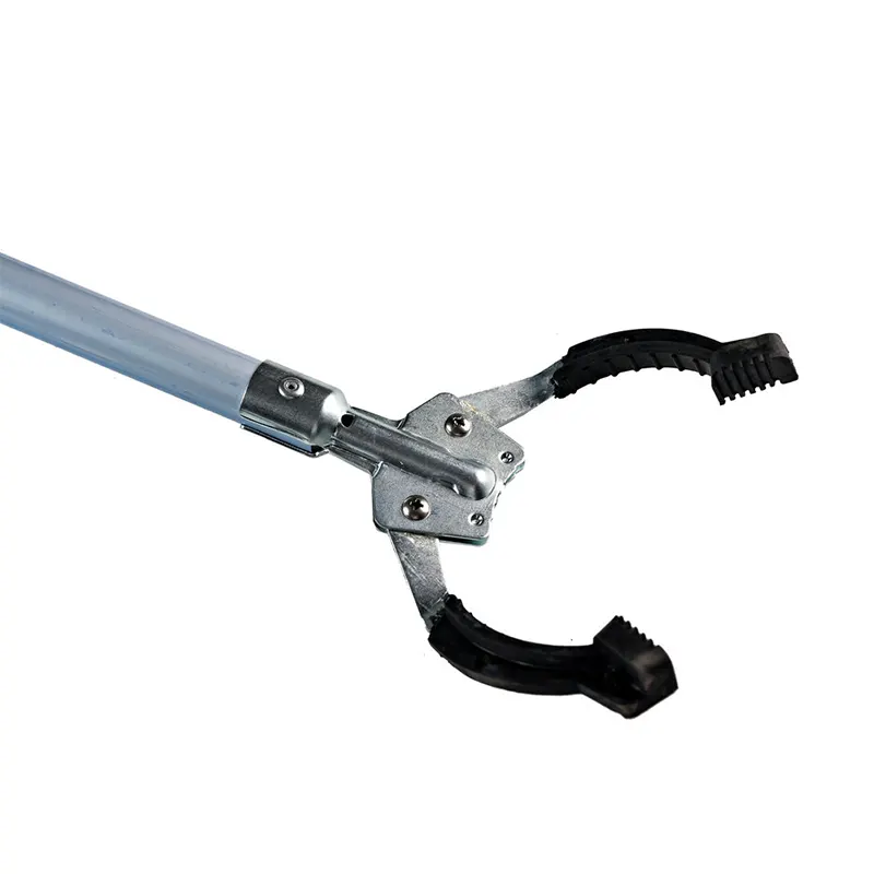 Garbage+Pick+Clamp-1+B Heavy-duty cleaning tool with adjustable handle and scraper heads, ideal for sanitation and hygiene maintenance. Suitable for commercial and industrial cleaning environments.
