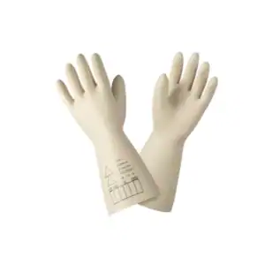 HONEYWELL ELECTROSOFT GLOVES Description 10,000 volts Resist Oils, Acids, Detergent and Most Chemical Hand Silky and comportable