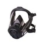 N95 respirator mask with face shield for industrial and healthcare protective gear.