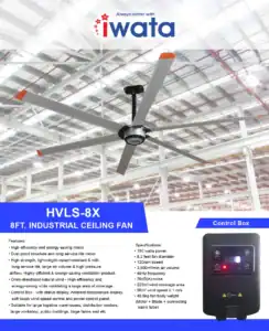 Tornado HVLS-8X High Volume Low Speed Fan (HVLS)