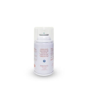 Disinfectant spray can for hygiene and sanitation, used in professional cleaning services provided by Beyond Hygiene Asia.
