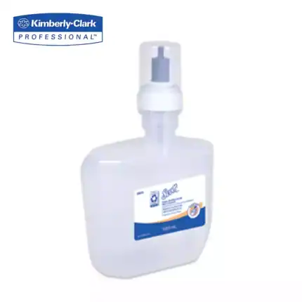 Kimberly-Clark professional hand sanitizer pump bottle for hygiene and sanitation.