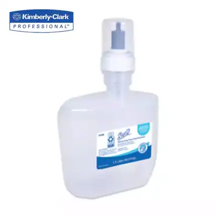 Alcohol-based hand sanitizer with pump dispenser for hygiene and sanitization, suitable for healthcare and commercial settings.