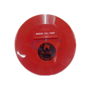 Manual call point fire alarm button used for emergency fire alert and safety in public and commercial buildings.