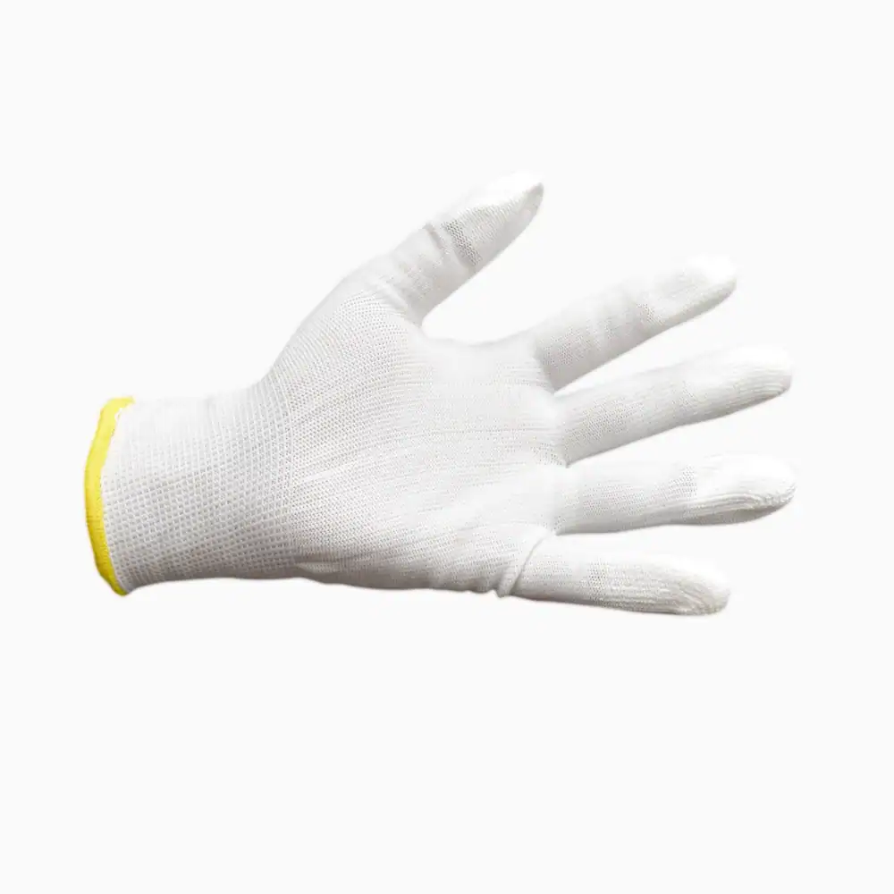 PU GLOVES TOP Gloves for hygiene and cleaning, white disposable gloves, personal protective equipment, hygiene products for workplaces, Beyond Hygiene Asia.