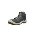 Safety Jogger Desert 043 high cut safety shoes in blue with steel toecap, PU/PU sole, and mesh suede lining.