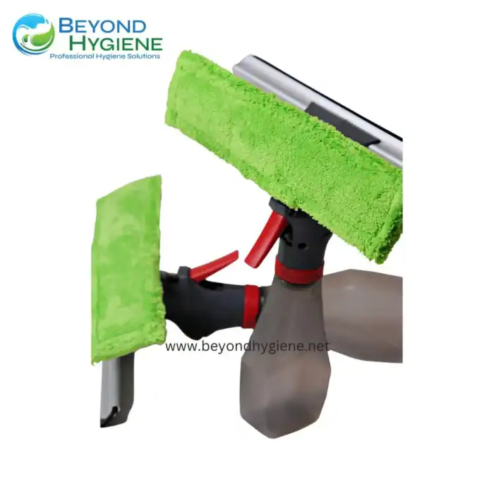 Microfiber mop head and cleaning tools for professional hygiene cleaning solutions.