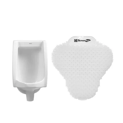 Dispensers and cleaning accessories for hygiene and sanitation in commercial spaces, featuring urinal and scrubber parts for effective cleaning solutions.