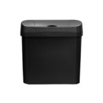 Trash can with lid for hygiene and waste disposal.