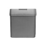 Trash bin for hygiene waste management in Asia, gray plastic container, sanitary waste disposal for healthcare facilities, Beyond Hygiene Asia product.