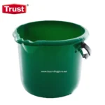 Green mop bucket with drainage system, ideal for commercial cleaning and hygiene maintenance in Asia. Suitable for hospital, restaurant, and janitorial sanitation. Durable and easy to handle.