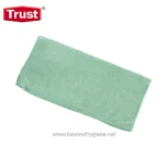 Microfiber cleaning cloth for commercial and industrial hygiene cleaning services.