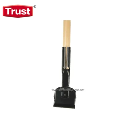 Trust cleaning equipment with wooden handle for effective hygiene solutions in Asian commercial spaces, professionally designed for sanitation and cleanliness.
