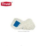 Microfiber cleaning pad for industrial and commercial cleaning, designed for use in hygiene and sanitation services. Durable, absorbent, and essential for maintaining cleanliness standards.