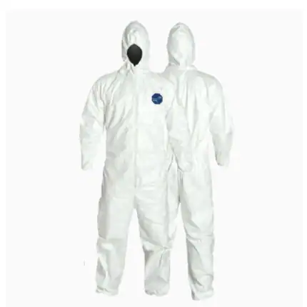 Protective disposable coverall suits for hygiene and safety, ideal for medical, industrial, and cleaning applications in Asia.