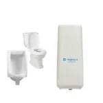 Hospeco commercial toilet and handwashing station for hygienic cleaning solutions in Asian workplaces.