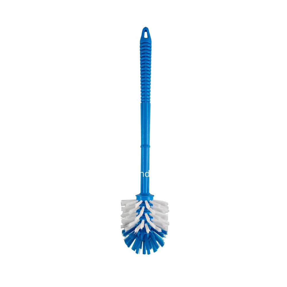 Toilet Brush (#888) (4) Blue cleaning brush with flexible bristles for bathroom and kitchen hygiene, durable and ergonomic design, perfect for disinfecting hard-to-reach areas in commercial and residential spaces.