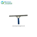 Heavy-duty window squeegee for cleaning glass surfaces, ideal for professional hygiene solutions in Asian markets, ensuring streak-free clarity and hygiene.