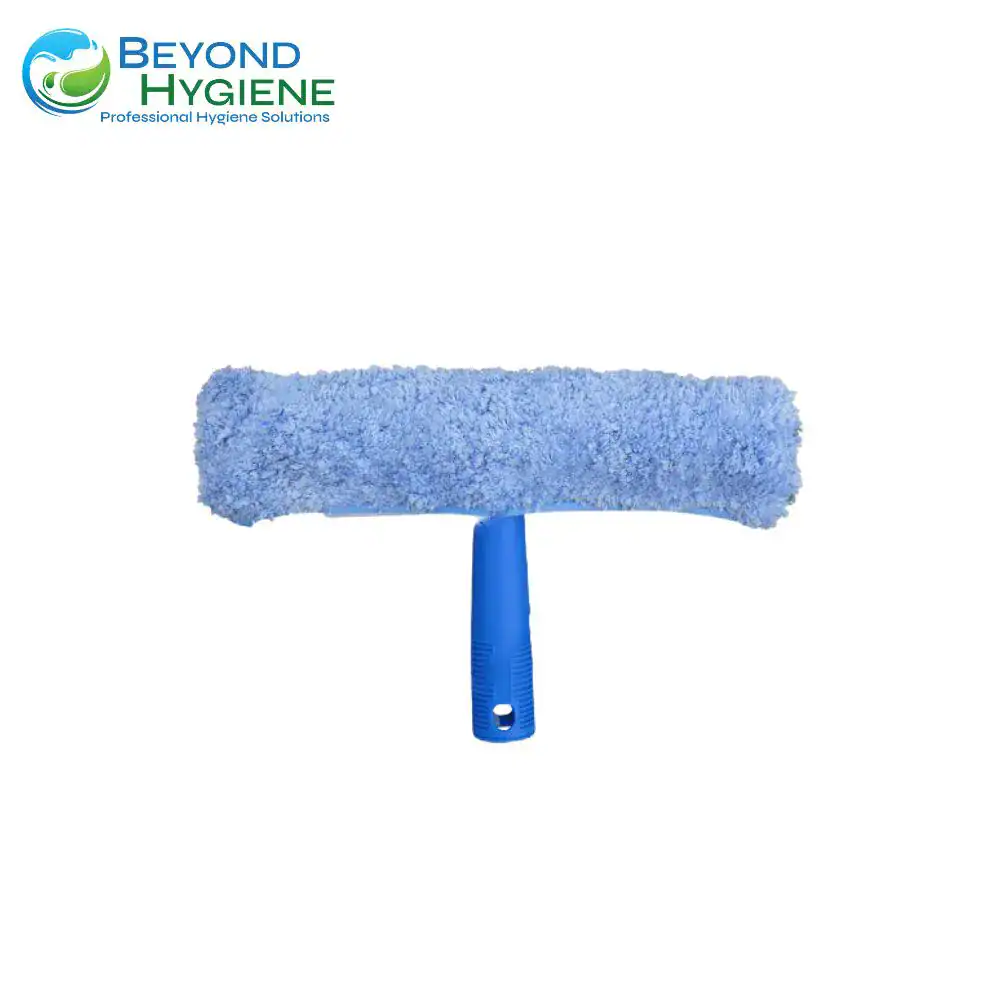 UGA-CTWW-1250 Microfiber cleaning roller with blue handle for professional hygiene cleaning solutions.