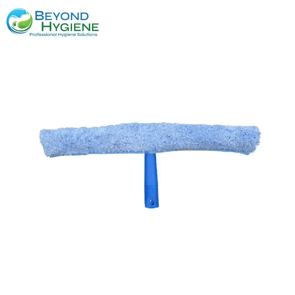 UGA-CTWW-1450 Microfiber cleaning mop with blue handle for professional hygiene cleaning solutions.
